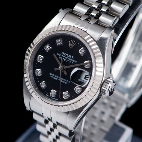 rolex 26mm datejust diamond gold steel watch|Rolex Datejust 26mm diamond bezel.